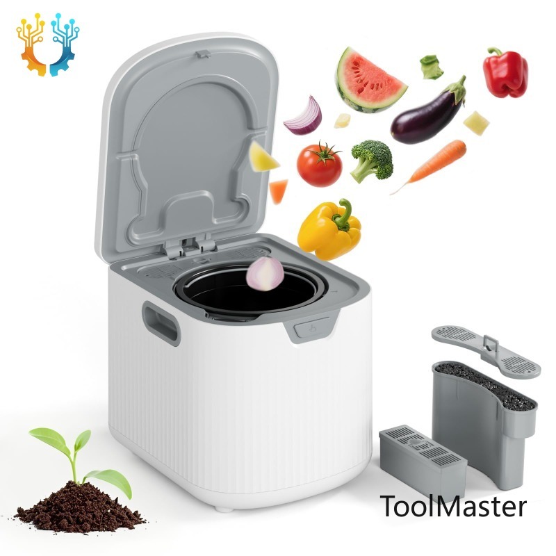 Compost Bin - 【2026】2.5L Bezsmoczy pojemnik na kompost do