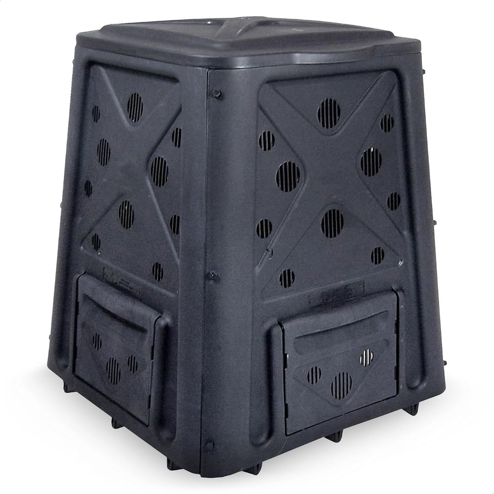 Compost Bin - 60-galonowy 4-drzwiowy zewnętrzny pojemnik na kompost