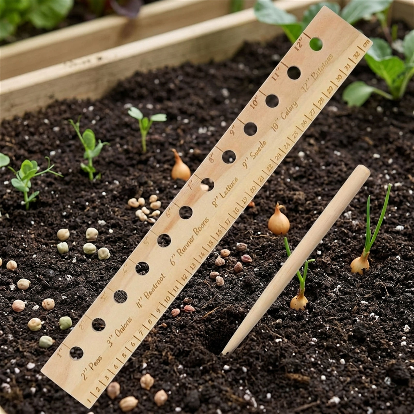 Linijka do sadzenia z litego d – Gardening Tools For Beginners recenzja i cena