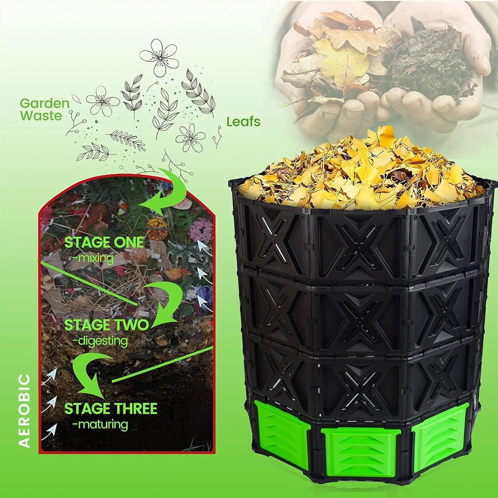 Kosz na kompost XXL do użytku  – Compost Bin recenzja i cena