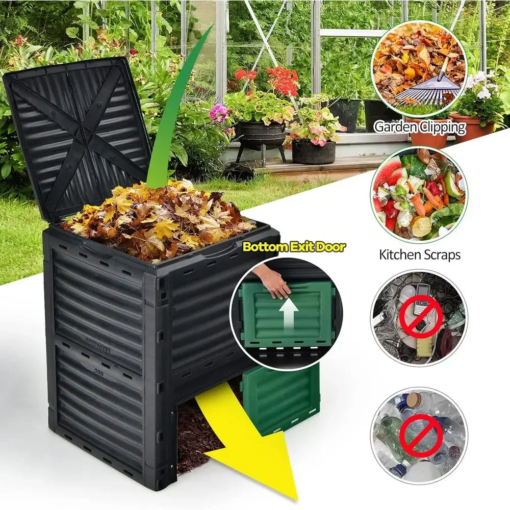 80-galonowy pojemnik na kompos – Compost Bin recenzja i cena