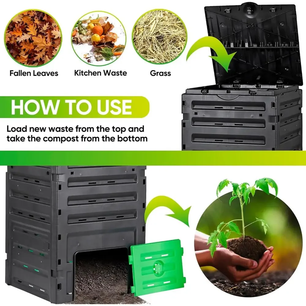 Kompostownik ogrodowy o pojemn – Compost Bin recenzja i cena